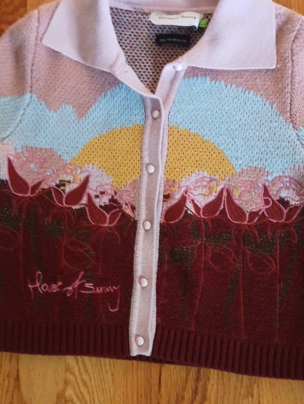 House of Sunny Garden of Eden Tripper Cardigan ■ Size 6 - Picture 6 of 13